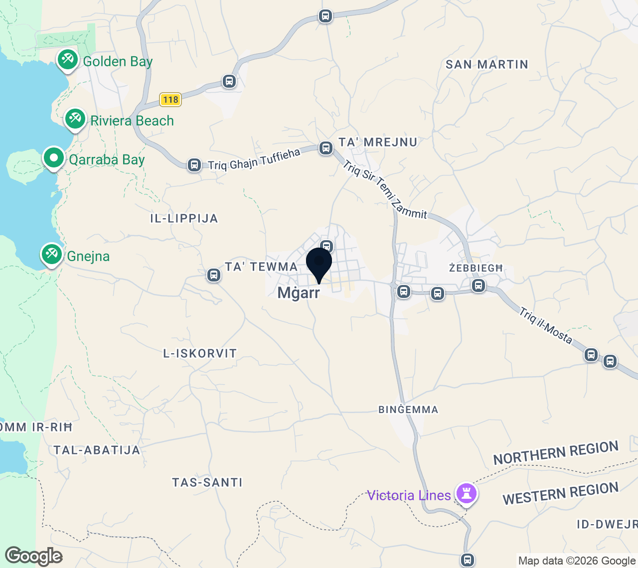 Map of Mgarr